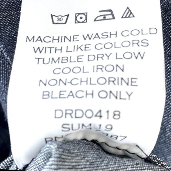 Draper James Chambray Blue Wash Denim Ruffle Shift Dress Sz 4 - EUC! - Picture 8 of 8